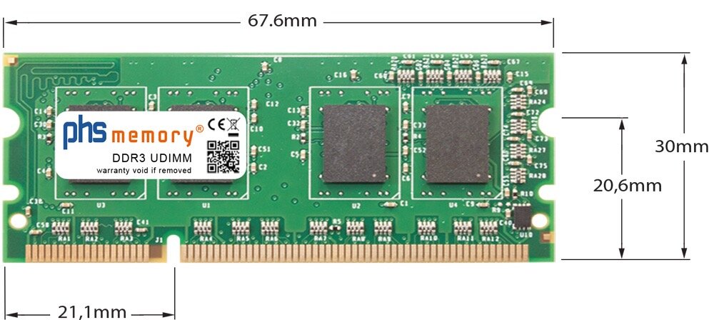 Memória 1GB DDR3 para Kyocera Ecosys M2640idw RAM UDIMM
